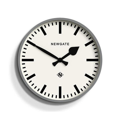 Newgate Grey Station Wall Clock | Grey - Front