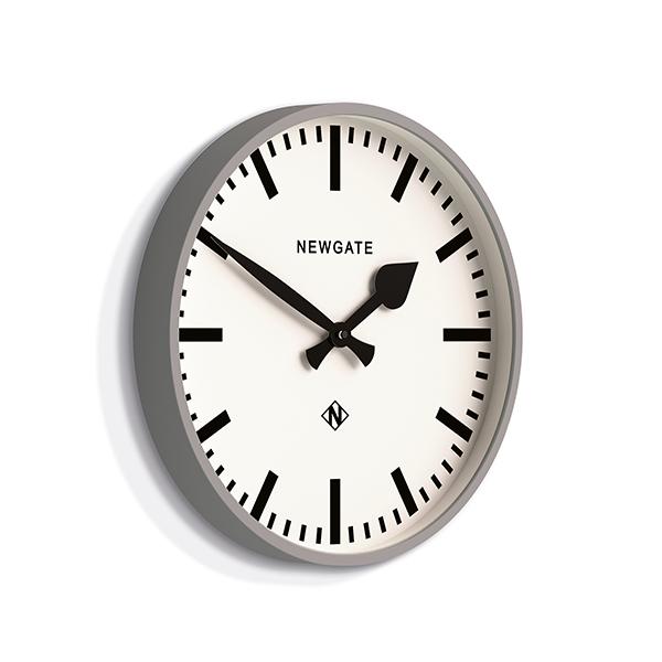 Newgate Grey Station Wall Clock | Grey - Skew