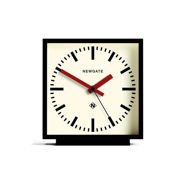 Newgate Amp mantel clock in black