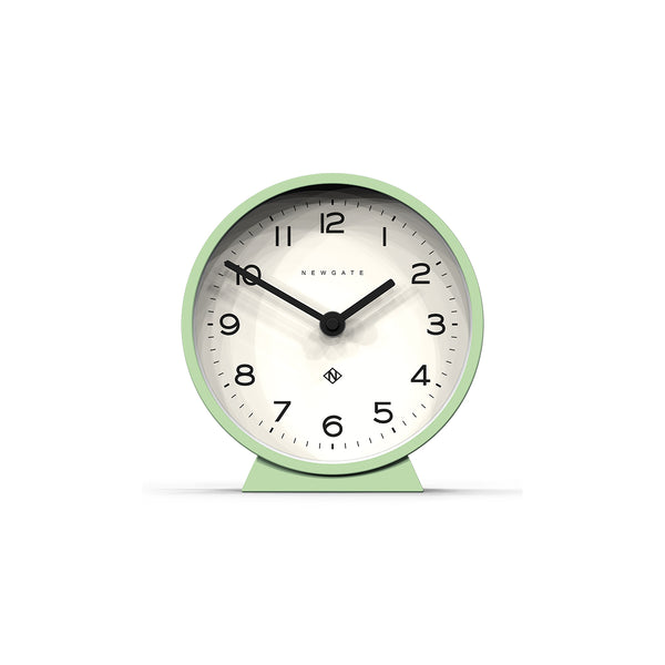 Newgate M Mantel Echo clock in neo-mint