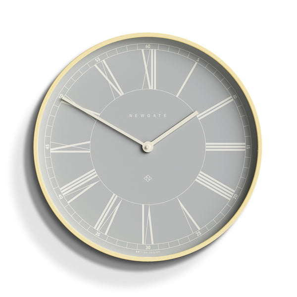 Newgate Mr Architect wall clock in grey