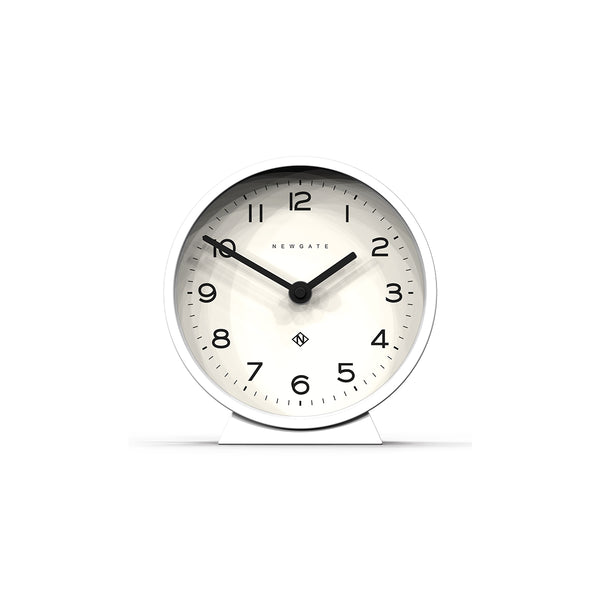 Newgate M Mantel Echo clock in white