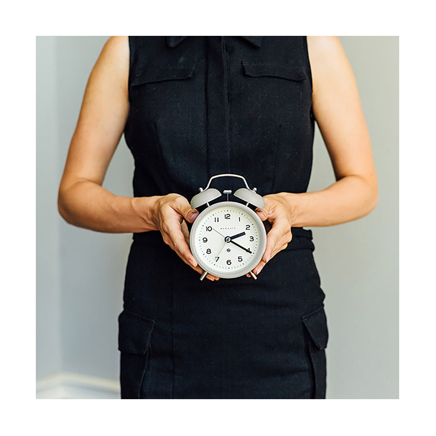 Newgate Echo alarm clock in grey – Newgate World